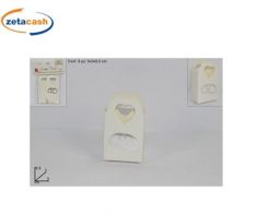 CONF 8 BUSTINE NUZIALI CARTONCINO PORTACONFETTI H9X5X3CM