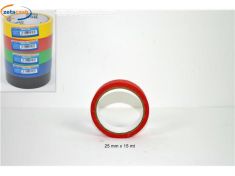 NASTRO GOMMATO COLORATO MM25X15MT