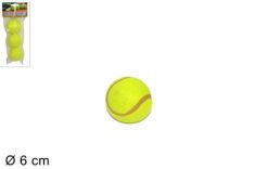 SET 3 PALLINE DA TENNIS D. CM. 6