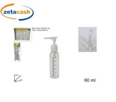 BOTTIGLIETTA CON DOSATORE 60 ML IN PLASTICA