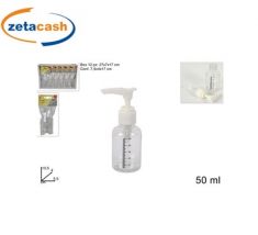 BOTTIGLIETTA CON DOSATORE 50 ML IN PLASTICA