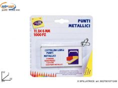 PUNTI METALLICI 1000 PEZZI