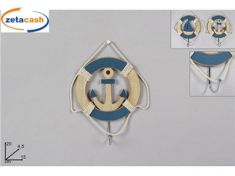 APPENDINO SALVAGENTE IN LEGNO CON GANCIO DIAM 15 CM