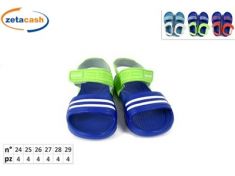 SCARPE BAMBINO IN GOMMA CON STRAPPO DAL 24 AL 29