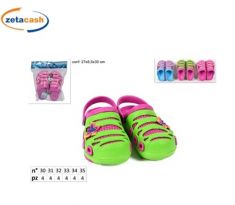 CIABATTE BAMBINA CON APPLICAZIONE FARFALLA TG30/35