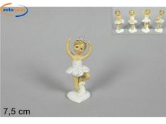 BALLERINA SU CUORE RICORDO NASCITA 8 CM