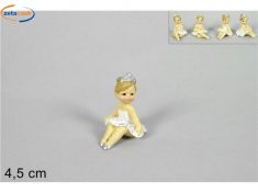 BALLERINA SEDUTA IN RESINA RICORDO NASCITA