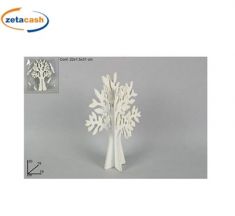 ALBERO DELLA VITA IN LEGNO BIANCO 30 CM