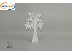 ALBERO DELLA VITA LEGNO BIANCO H 48 CM