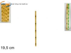 CANNUCCE IN CARTONE 25 PZ. FANTASIA BAMBOO