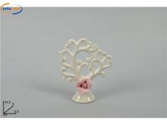 ALBERO DELLA VITA IN CERAMICA CON ROSA