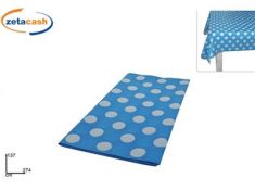 TOVAGLIA PLASTIFICATA CELESTE POIS 137X274CM