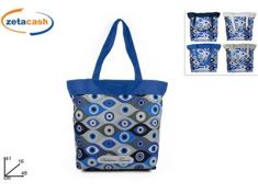 BORSA MARE CON FANTASIA OCCHIO GRECO CM 50X40