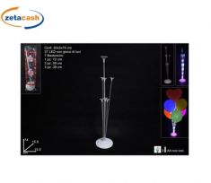 PIANTANA CON 37 LED MULTICOLOR PORTA PALLONCINI