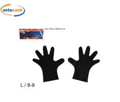 GUANTI IN TPE NERI CONFEZIONE 100 PEZZI TAGLIA L