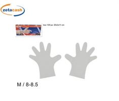 GUANTI IN TPE CONFEZIONE 100 PEZZI TAGLIA M 8