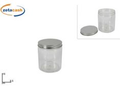 BARATTOLO PLASTICA TAPPO H 10 D 8 CM