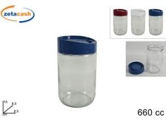 BARATTOLO VETRO 660 CC COLORI ASSORTITI