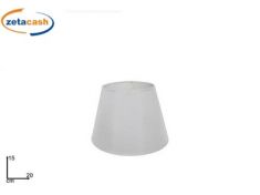 PARALUME TESSUTO BIANCO D 20 CM