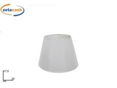 PARALUME TESSUTO BIANCO D 25 CM