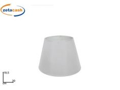 PARALUME TESSUTO BIANCO D 29 CM