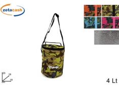 BAULETTO FRIGO TONDO CON TASCA E CERNIERA MIMETICA 4 LITRI