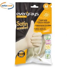 GUANTO SATINATO IN LATTICE NATURALE TG M