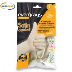 GUANTO SATINATO IN LATTICE NATURALE TG L