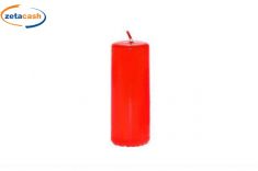 CANDELA PILLAR ROSSA DIAM 4 CM H 10 CM