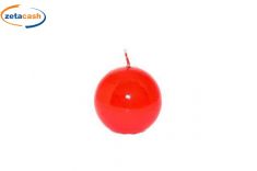 CANDELA SFERA ROSSA DIAM 6 CM
