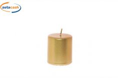 CANDELA LUCIDA ORO DIAM 6,5 CM H 7 CM