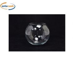 SFERA IN VETRO TRASP D 25 x H 20 CM