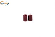 CANDELE PILLAR BORDEAUX 2 PEZZI