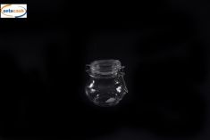 BARATTOLO IN VETRO TRASPARENTE CON TAPPO ERMETICO500 ML