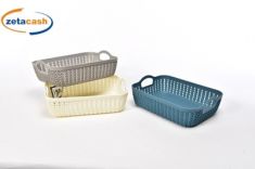 CESTINO IN PLASTICA MOD BASKET CM 27X20XH 9