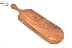 TAGLIERE PORTATA SCAVATO IN LEGNO NATURALE CM50X15X1,5