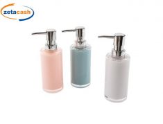 DISPENSER SAPONE ACRILICO H17,5X6X6 COL ASS
