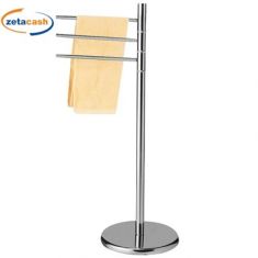 PORTA ASCIUGAMANI IN METALLO 3 COMPARTI DIAM22XH87CM