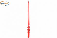 CANDELA SPIRALE LUCIDA ROSSA H CM 40
