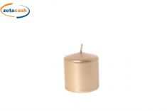 CANDELA LUCIDA CHAMPAGNE DIAM 6 CM H 7 CM