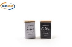 BARATTOLO LATTA KITCHEN H16X9.5X6 CM BIANCO ASS