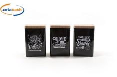 BARATTOLO LATTA H19X12X8CM NERO DEC ASS