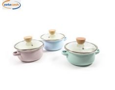 CASSERUOLA PATRIZIA 2 MANICI ACCIAIO D16 ANTIAD INDUZ COP AS