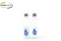 BOTTIGLIA IN VETRO 650 ML. CON TAPPO ACCIAIO