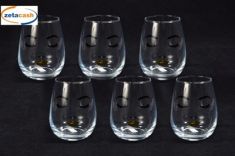 SET 6 BICCHIERI IN VETRO FACE 460 ML