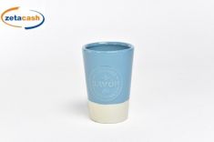 PORTASPAZZOLINI CERAMICA SAVON H12 D8 CM BLU BIANCO