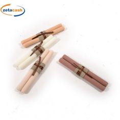 SET 2 CANDELE STELO MODERN STYLE H24 D2,5CM COL ASS