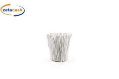 PORTACANDELA RAMI BIANCO H20X16X16 CM