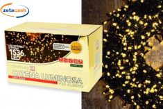 MINILUCCIOLE 1536 LED BIANCO CALDO PER INTERNO ED ESTERNO