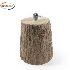 BASE ALBERO TRONCO SUPPORTO METALLO BIANCA H 56 D 35